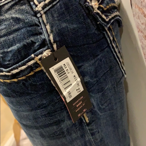 ❤️NWT MISS ME SIGNATURE BOOTCUT JEANS 27 - Picture 13 of 15